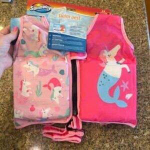SwimWays Unicorn Mermaid Swim Vest 2-4 YRS